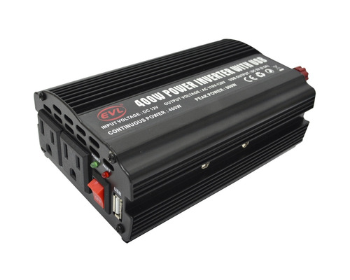 Imagen 1 de 3 de Inversor Convertidor 400w 12v 54$