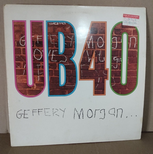 Lp Ub40 Geffrey Morgan Imp Uk 1ra Edición 1984 Vg 