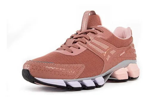 puesta de sol Rubicundo Etapa Tenis Para Correr Mujer Karosso Mauve 6331