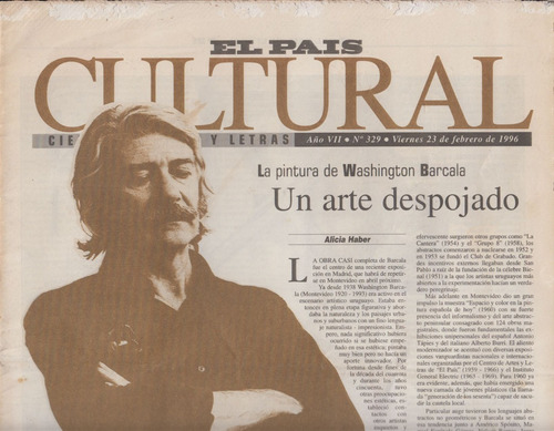 Arte Washington Barcala Nota Alicia Haber Pais Cultural 1996