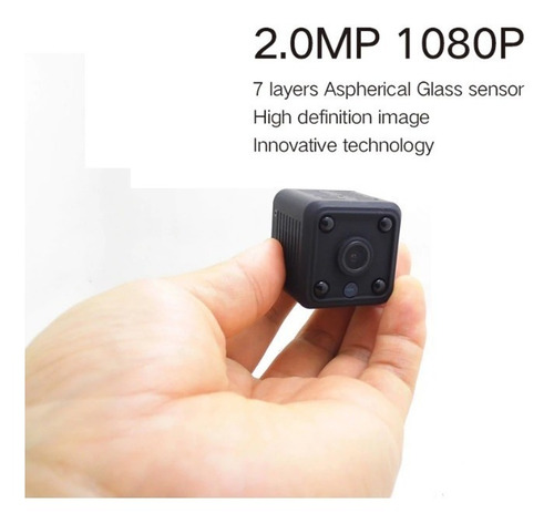 Camara Espía Mini Wifi Visión Nocturna Seguridad 24/7