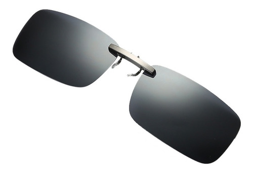 Lentes Óculos Clip On Discreto Polarizado Proteção U V 400 Cor Preto Cor da lente Preto