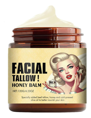2024 Beef Tallow And Honey Balm, Whipped Tallow Honey