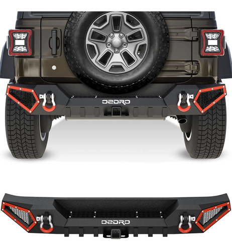 Protector Trasero Para Jeep Wrangler Jl Unlimited Jlu 2