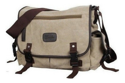 - Mochila De Lona Para Hombre Cartero Bandolera