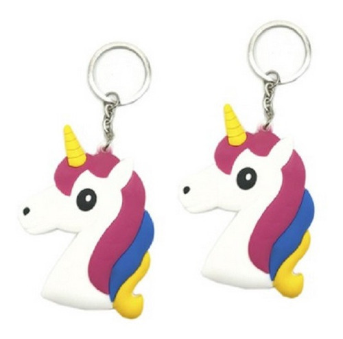 12 Llaveros Unicornio Souvenir Cumpleaños Nenas 4 5 6 7 8 9