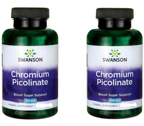 Picolinato De Cromo Chromium Picolinate Pack 2x Envio Gratis