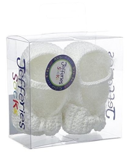 Jefferies Socks Babygirls Recién Nacido Mary Jane Bow Croche