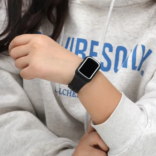 4 Correas+fundas For Samsung Galaxy Watch Fit 3 Color Silic