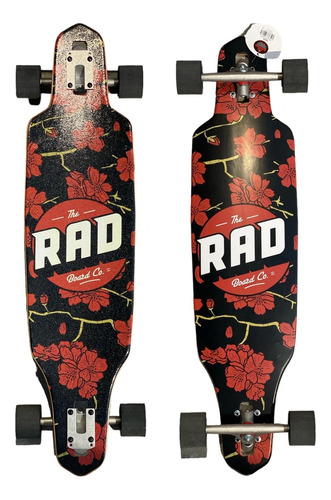 Longboard Rad Importado Drop Through Cherry Blossom Negro 9 