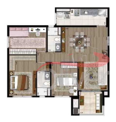 Imagem 4 de 30 de Parque Ecoville Torre Passaúna . - Ap00174 - 32892719