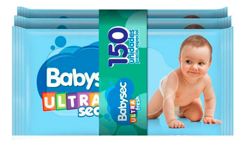 Pack 3 Toallitas Húmedas Babysec Ultra X50 Universo Binario