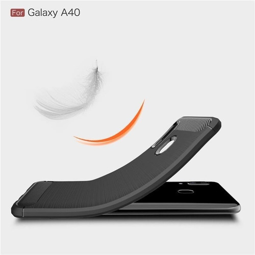 Funda Tpu Fibra Carbono Con Textura Cepillada Para Samsung