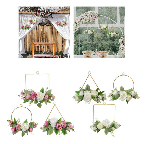 6 Uds Flores Artificiales Manualidades Diy Regalos Colgantes