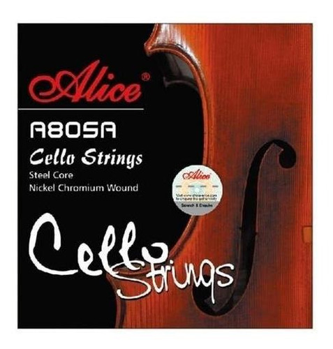 Cuerda Suelta De Cello A (1ra) 4/4 Alice A805a