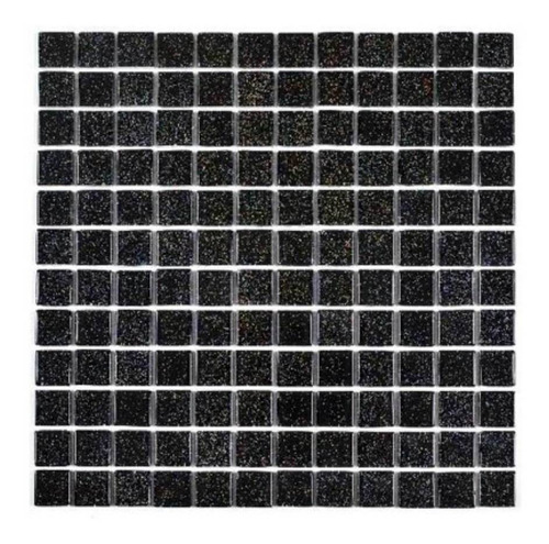 Malla Mosaico Negra Estrella 30x30 Cm