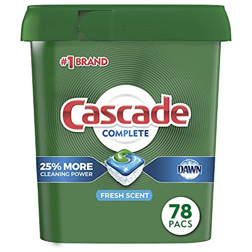Cascade Complete Lavavajillas Pastillas Detergente 78 Unds