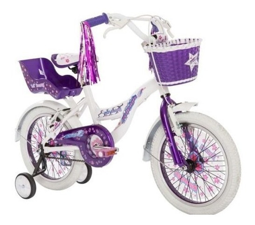 Bicicleta Raleigh Rodado 16 Lilhon Violeta