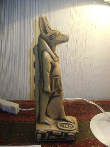 Figura De Anubis Traida De El Cairo En Piedra Artic Xiv-68