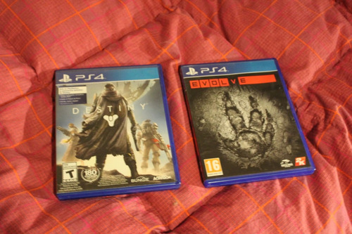 Set Juegos Ps4 : Destiny Y Evolve (40.000$ Conversable) Rm