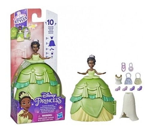 Muñeca Tiana Disney Princesas Sorpresa Con Estilo Original 