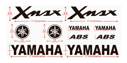 Kit Calcos Yamaha Xmax Pegotines Moto  