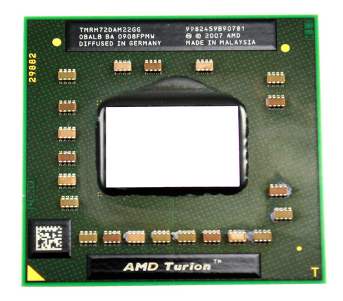 Amd Procesador Movil Turion X2 Rm-72 Doble Nucleo 2.1 Ghz