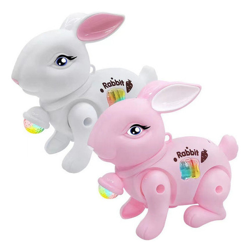 Brinquedo Musical Leve Para Coelho Com Trela Elétrica 2pcs