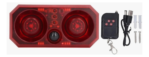 Alarma Solar Con Luz Y Sensor De Movimiento + Control