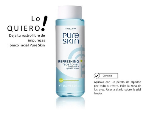 Imagen 4 de 7 de Tónico Facial Purifica|tonifica|reduce La Aparición De Grasa