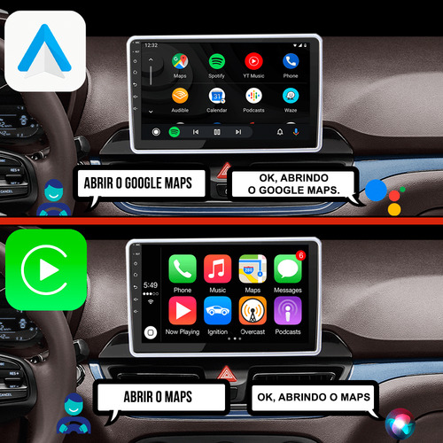 Kit Multimidia 9pol Cerato 13 A 19 Android Carplay + Câmera