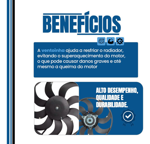 Motor E Ventoinha Radiador Gm Cobalt Onix Prisma Tracker