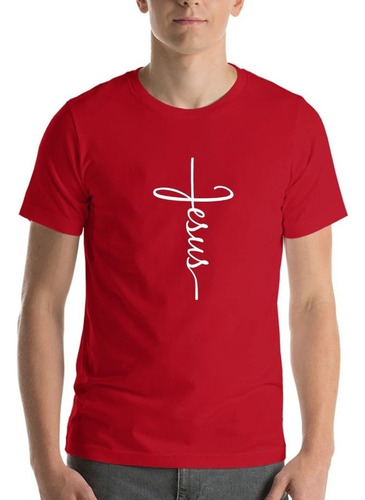 Polera Jesus Lettering Cruz Swagstyle Moda Hombre