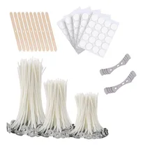 Comprar 412pzs De 10\u002F15\u002F20cm Mechas Pre Encerado Pabilos Para Velas