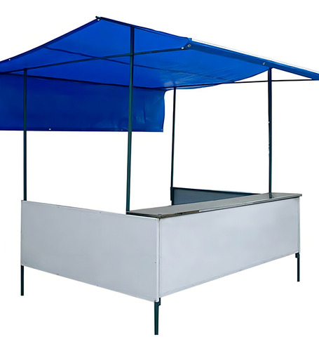 Barraca Para Feira De Pastel R2 1,5m Desmontável Cor Azul