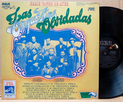 Las Orquestas Olvidadas 1926-1932 - Lp Tango 1980 Cobian Etc