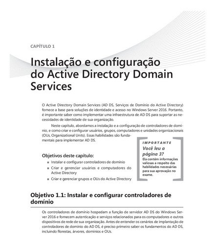 Exam Ref 70-742: Identidade com Windows Server 2016, de Warren, Andrew. Microsoft Editorial Bookman Companhia Editora Ltda., capa mole em português, 2018