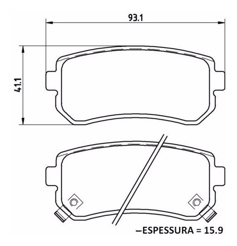 Imagem 5 de 6 de Pastilha De Freio Dianteira + Traseira Sportage 2.0 2012