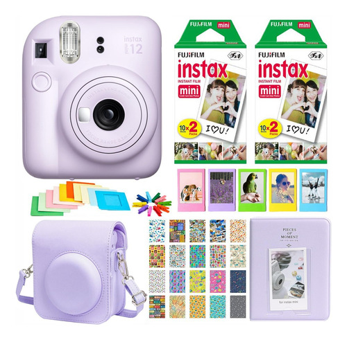 Set Camara Fujifilm Instax + 40 Hojas + Funda, Álbum Y Más!