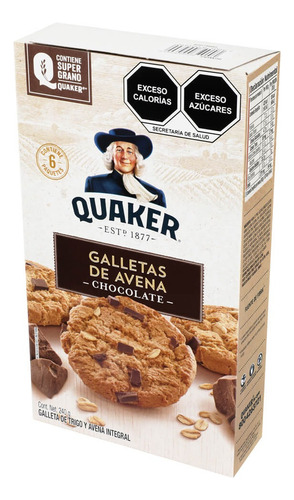 Galleta Avena Chocolate Quaker 240 G