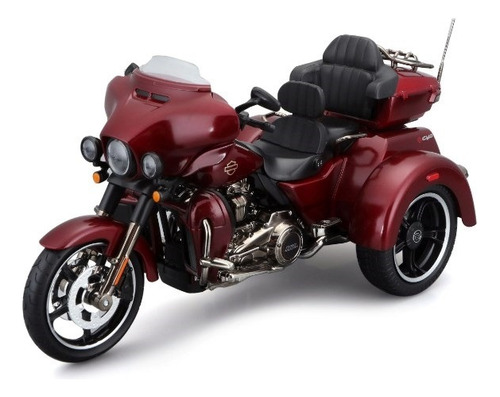 Moto Harley Davidson Modelo 2021 Cvo Tri Glide Escala 1/12