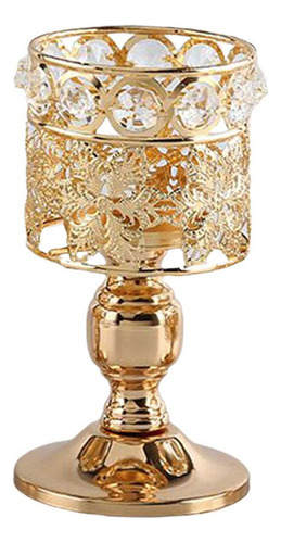 Suporte De Vela De Cristal Moderno Para Centro De 8x8x16cm