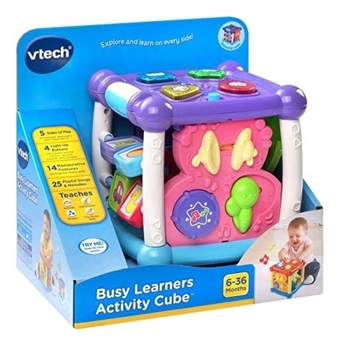 Cubo De Actividades Vtech Busy Learners Morado