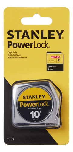 Stanley Powerlock Tape Measure, 10-foot (33-115)