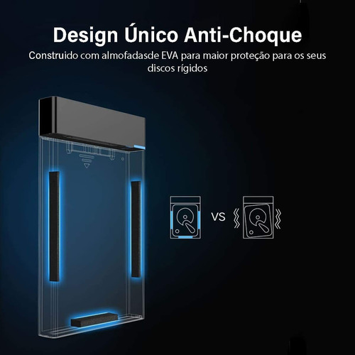 Hdd Case 2.5 Sata A Usb 3.0 - Adaptador De Disco Duro