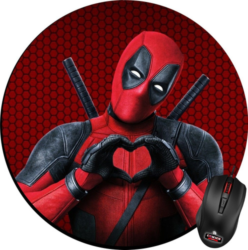 Pads Mouse Deadpool  Mouse Pads Super Héroes 