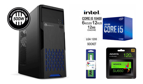 Pc De Escritorio Intel Cpu Intel Core I5 Ram 4gb 120gb Ssd