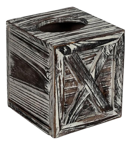 Caja De Pañuelos De Madera, Soporte Para Papel Facial,