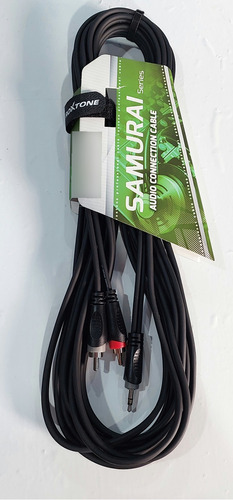 Cable  Mini Plug A Rca Doble  Roxtone Samurai 6 Metros