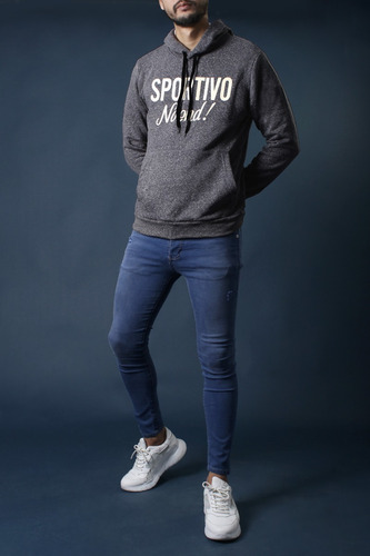Imagen 2 de 4 de Buzo Estampado Sportivo No End 36012 Hombre